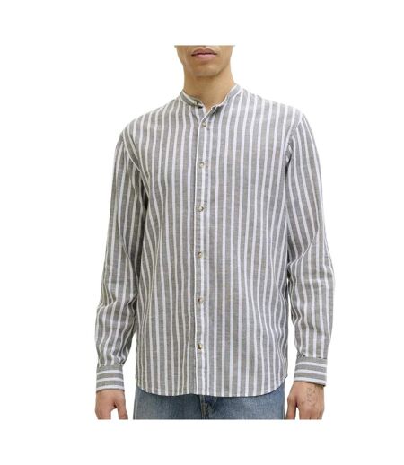 Chemise verte/blanche homme jack & jones jjesummer