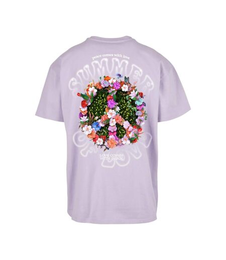 Mens Summer Of Love Oversized T-shirt Lilas Mister Tee