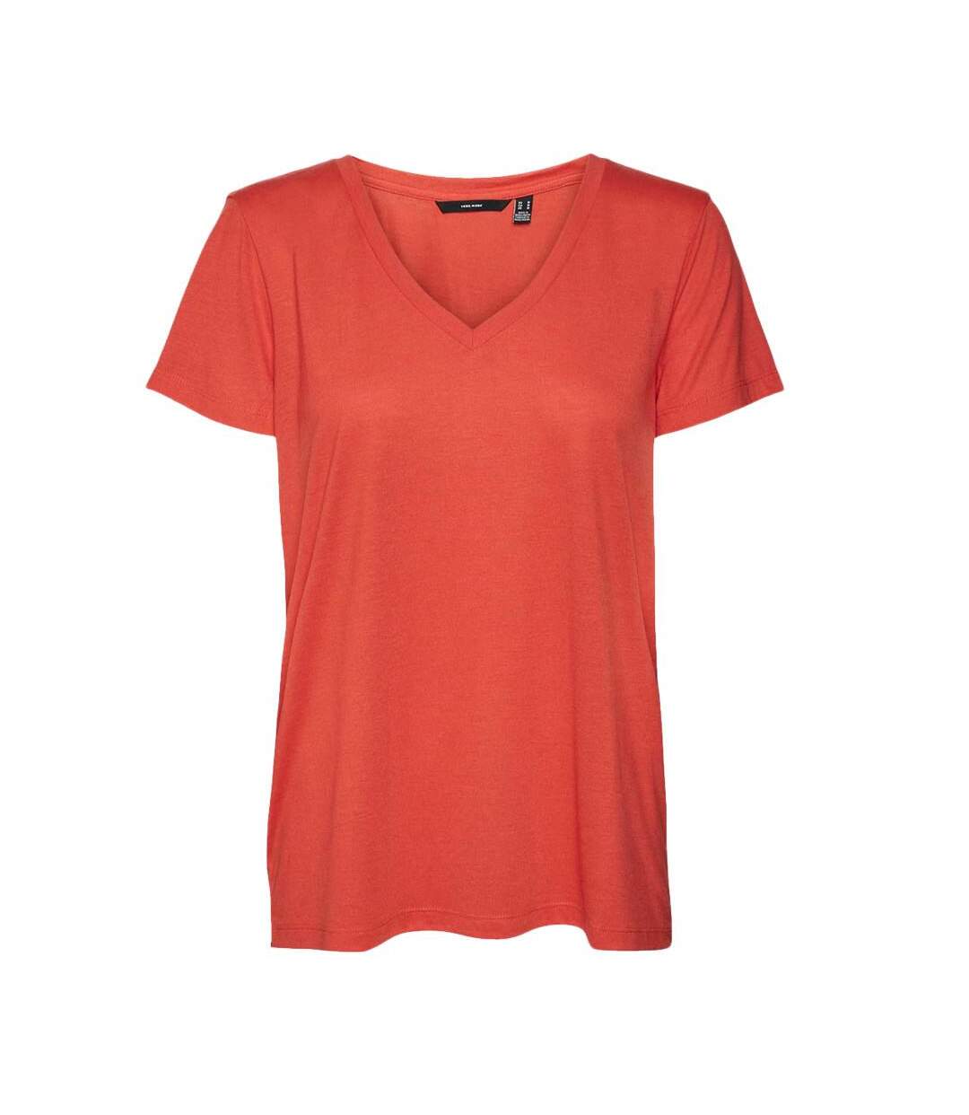 T-shirt Corail Femme Vero Moda Spicy - M-1