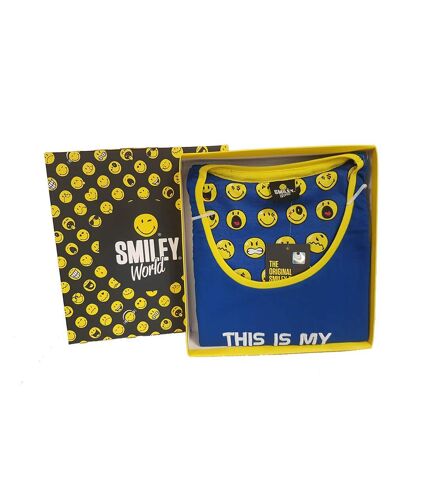 Ensemble de Pyjama Licence Fantaisie Qualité Supérieure Livré en Boite Cadeaux :Smiley, Disney, Santoro Smiley 50334