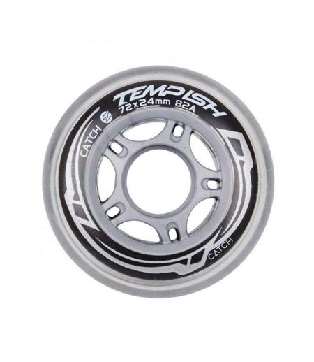 Lot De 4  Roues De Patins À Roulettes 76 Mm Gris Tempish
