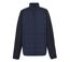 Doudoune hybride avec capuche - Homme - RG590 - bleu marine-1