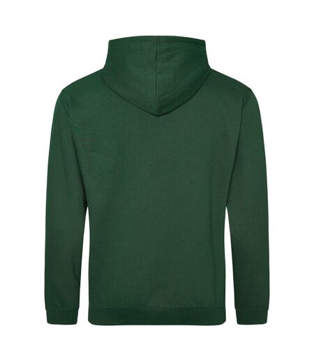Sweat À Capuche College Adulte Vert Bouteille Awdis