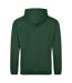 Sweat À Capuche College Adulte Vert Bouteille Awdis-2