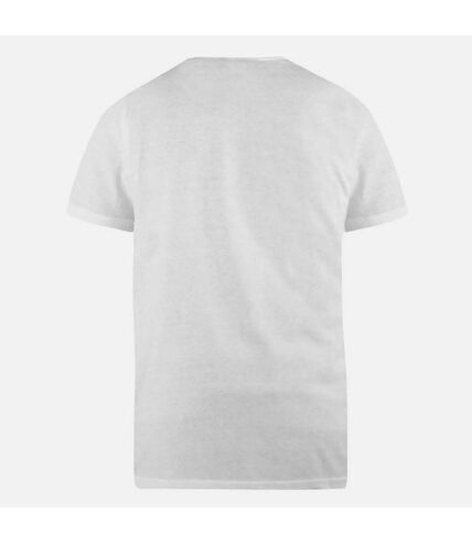 D555 Mens Signature-1 V-Neck T-Shirt (White)