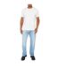Lot De 3  T-shirts Motif/style Uni Homme Blanc Gris Chiné Donnay-3