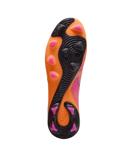 Mens Future 8 Match Firm Ground Football Boots Orange Black Puma