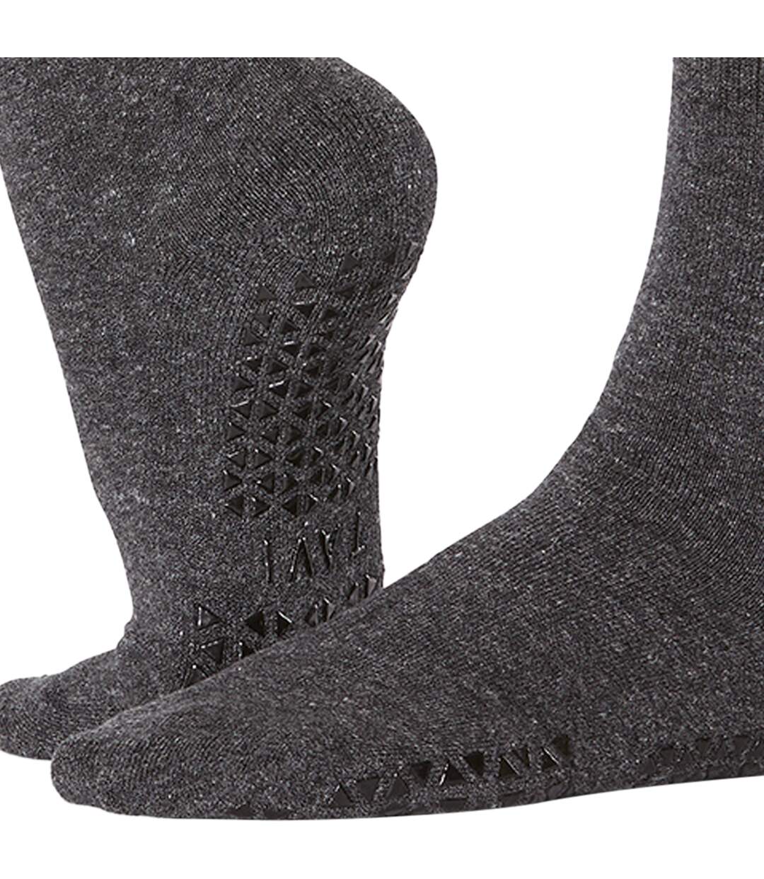 Chaussettes antidérapantes kai femme gris / noir Tavi Noir