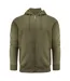 Mens Westwood Heights Full Zip Hoodie Moss Green James Harvest-1