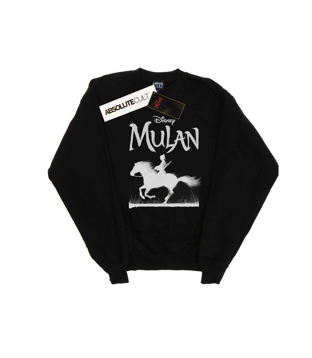 Disney Femmes/Les femmes Mulan Movie Mono Horse Sweatshirt (Noir) - UTBI26589-1