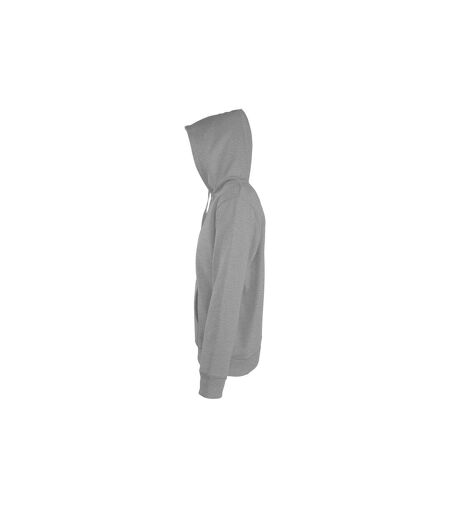 SOLS Mens Seven Full Zip Hooded Sweatshirt / Hoodie (Grey Marl) - UTPC340