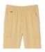 Womens/ladies Gabardine Cargo Trousers Natural Lacoste-4