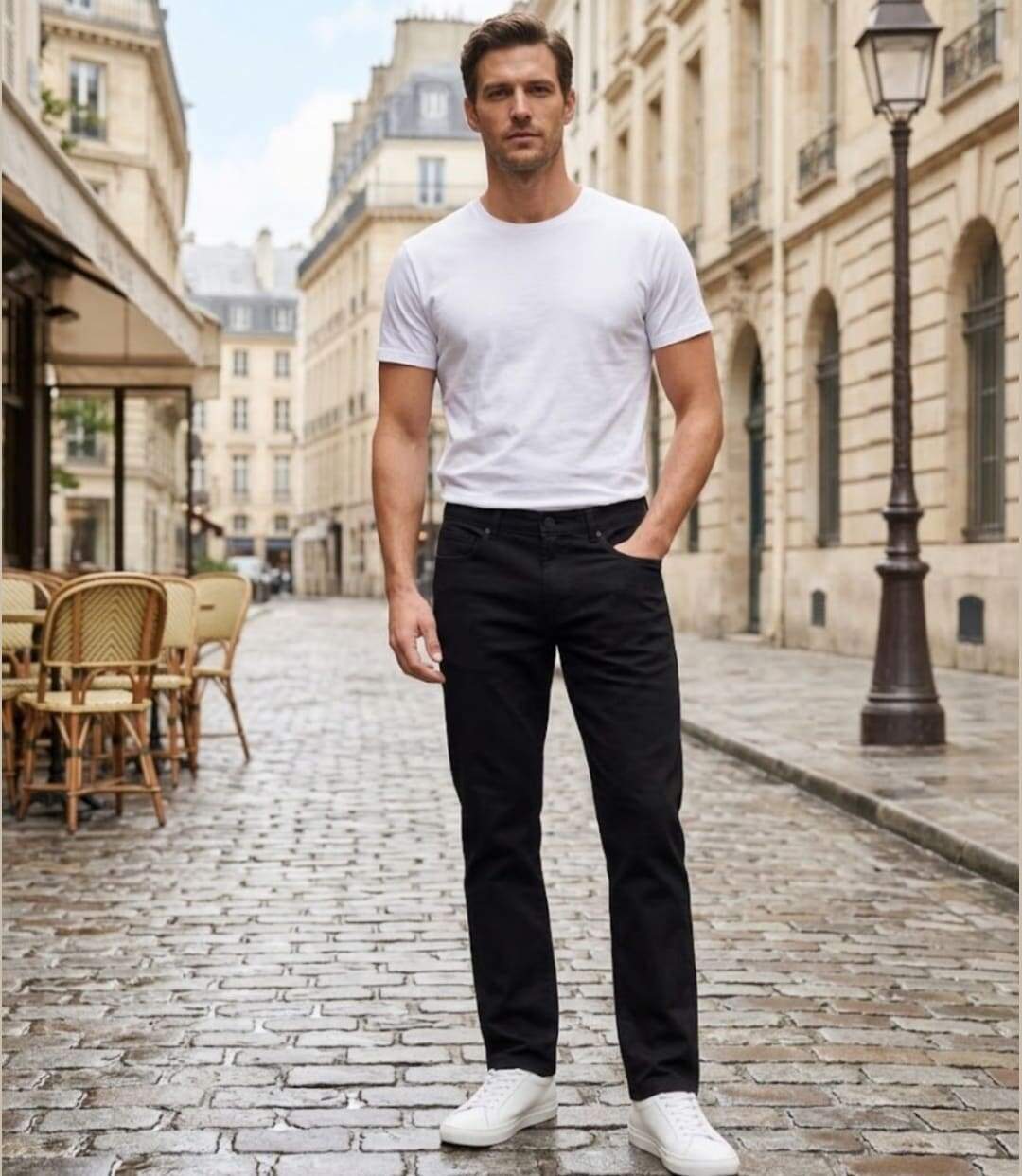 MAYFLOWER MIAMI — Jean 5 poches bleu denim 100% coton : la toile robuste au style authentique-4
