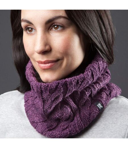 Cache-Cou Snood Femme Thermique Doublé Polaire