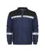 Mens Progression Hi-vis Polo Sweatshirt Navy Black Projob-1