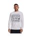 Haut manches longues run like an animal homme blanc Under Armour-3
