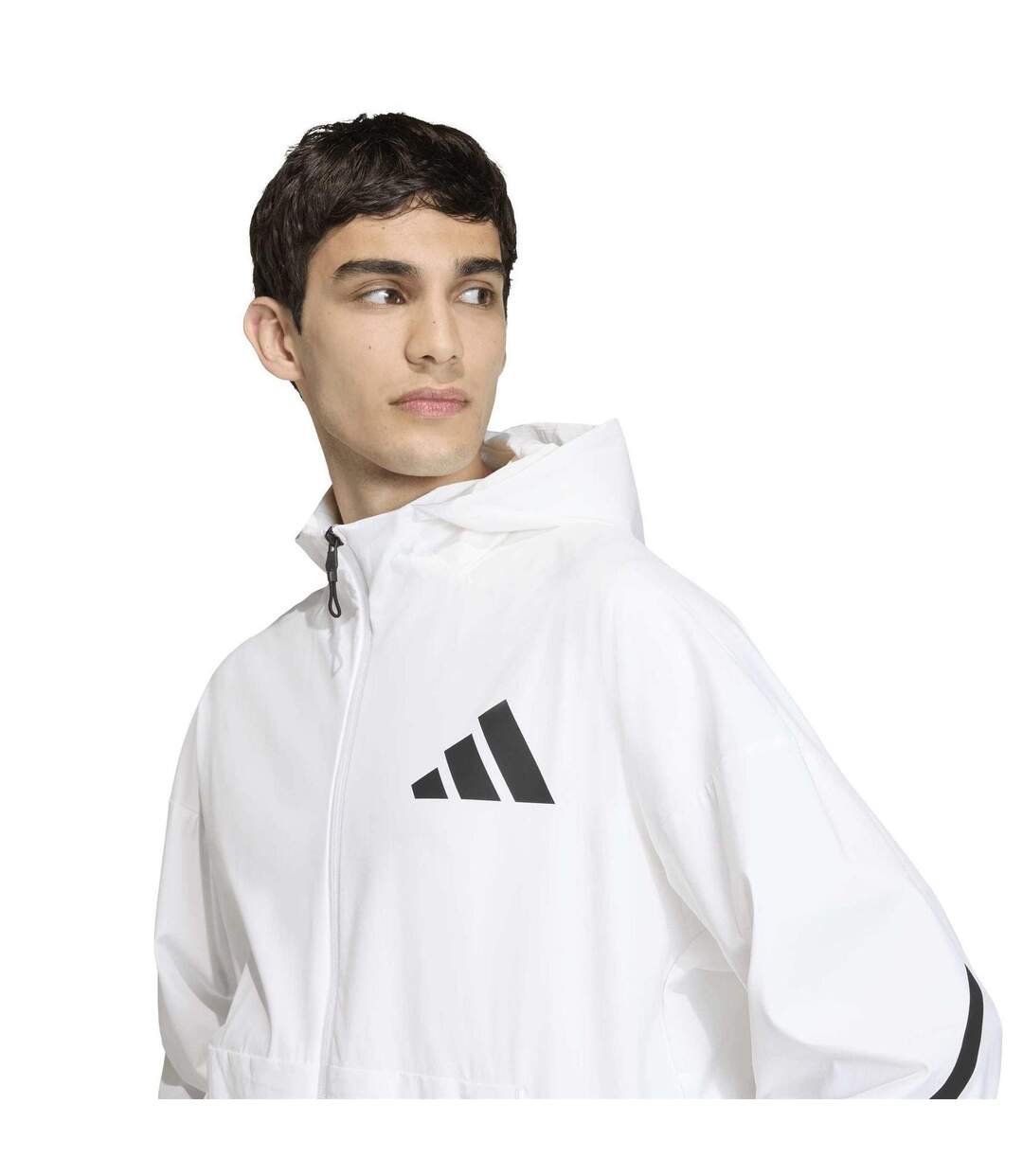 Mens Z.n.e. Track Top White Adidas-4