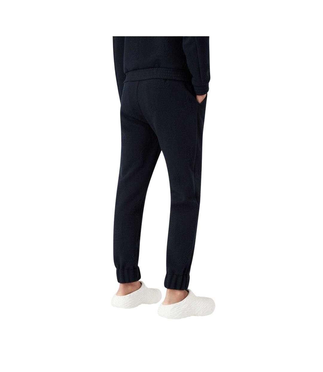 Mens Polyester Blend Tonal Trousers Navy Emporio Armani EA7-3