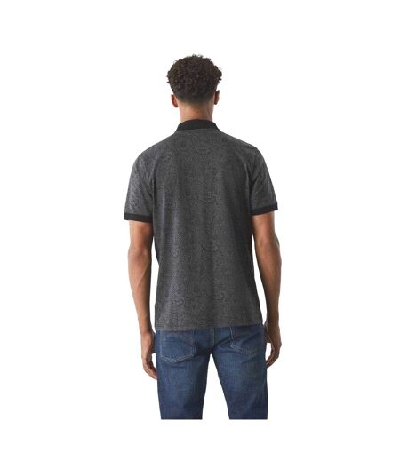Polo Motif/style Cachemire Homme Noir Pretty Green