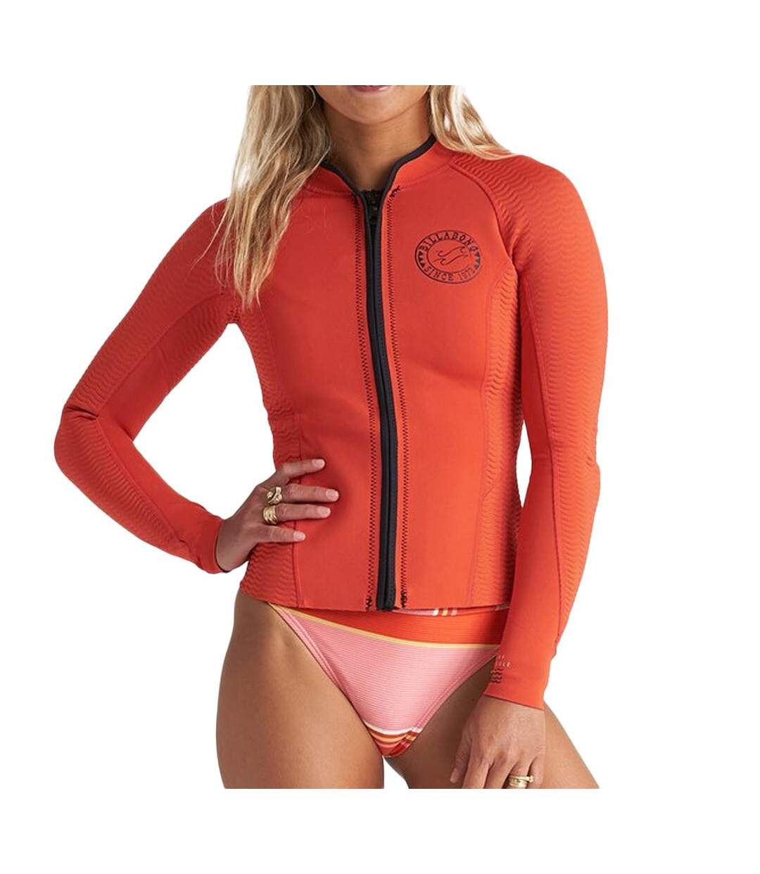 Gilet Manches Longues Orange surf Femme BillabongPeeky - XS-1