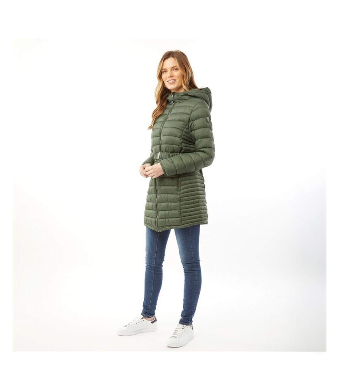 Womens/ladies Santuzza Jacket Army Khaki Trespass-1