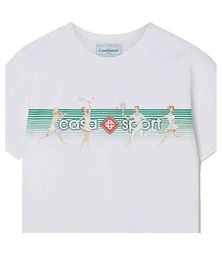 T-shirt Motif/style À Rayures Playful Adulte Blanc Casablanca
