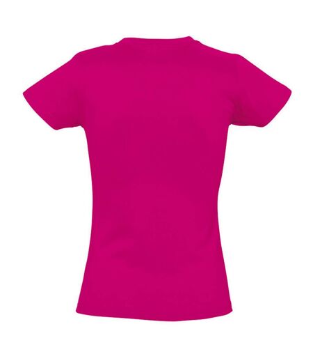 SOLS - T-shirt manches courtes IMPERIAL - Femme (Fuchsia) - UTPC291