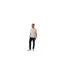 Mens Knitted Regular Short-sleeved Polo Shirt Beige Threadbare-1