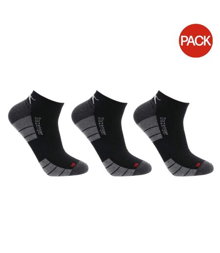 Lot De 3  Socquettes Homme Noir Slazenger