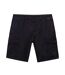 Mens Deline Cotton Blend Cargo Shorts Black Napapijri-2