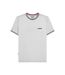 T-shirt Motif/style Deux Tons Homme Blanc Lambretta-2