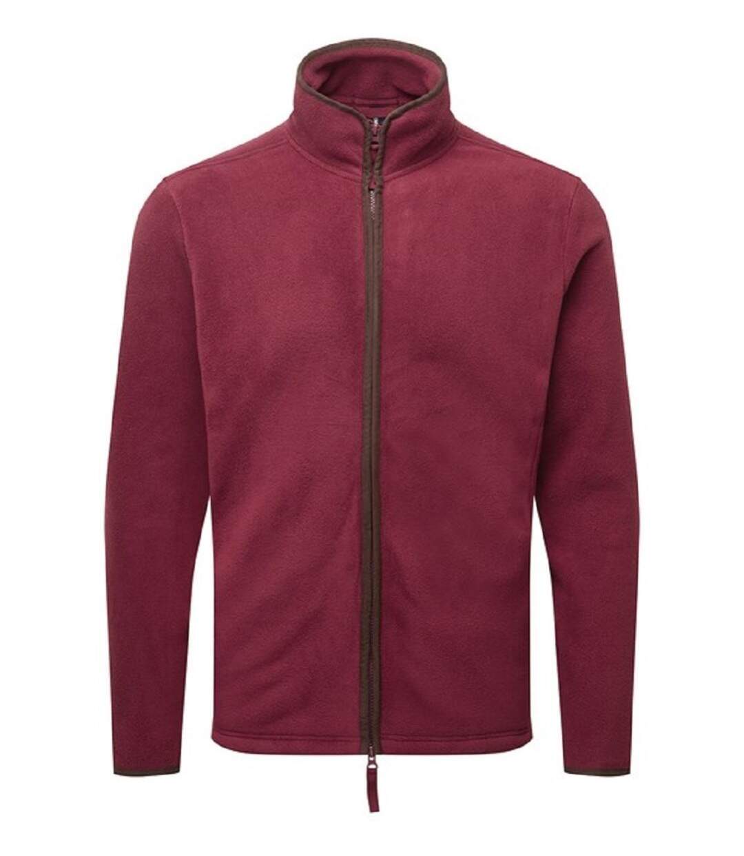 Veste polaire manches longues - Homme - PR823 - rouge bordeaux