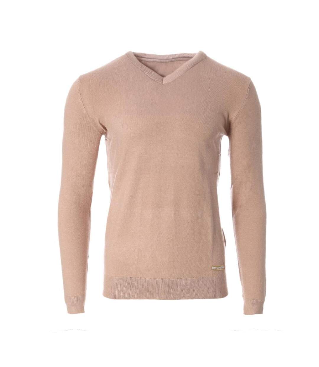 Pull beige homme best mountain 04-atm - l-1