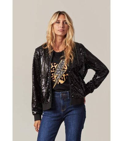 Veste glamour à sequins pour femme AMANDA