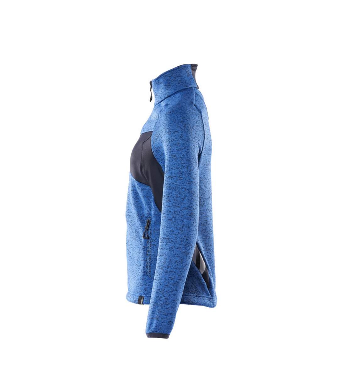 Womens/ladies Accelerate Knitted Jacket Azure Blue Dark Navy Mascot-3