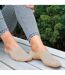 4 Pr Socquettes Femme Bambou Respirantes Invisible-5