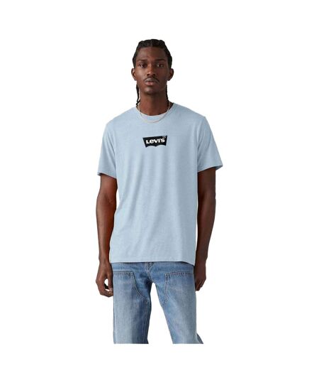 T-shirt Motif Logo Classique Homme Bleu Clair Levis
