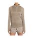 Womens/ladies Pro Training Half Zip Top Moon Rock Marl Umbro-1