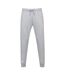 Womens/ladies Cotton Blend Regular Joggers High Rise Grey Heather Babolat-1