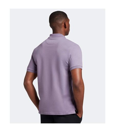 Polo Uni Homme Violet Clair Lyle & Scott
