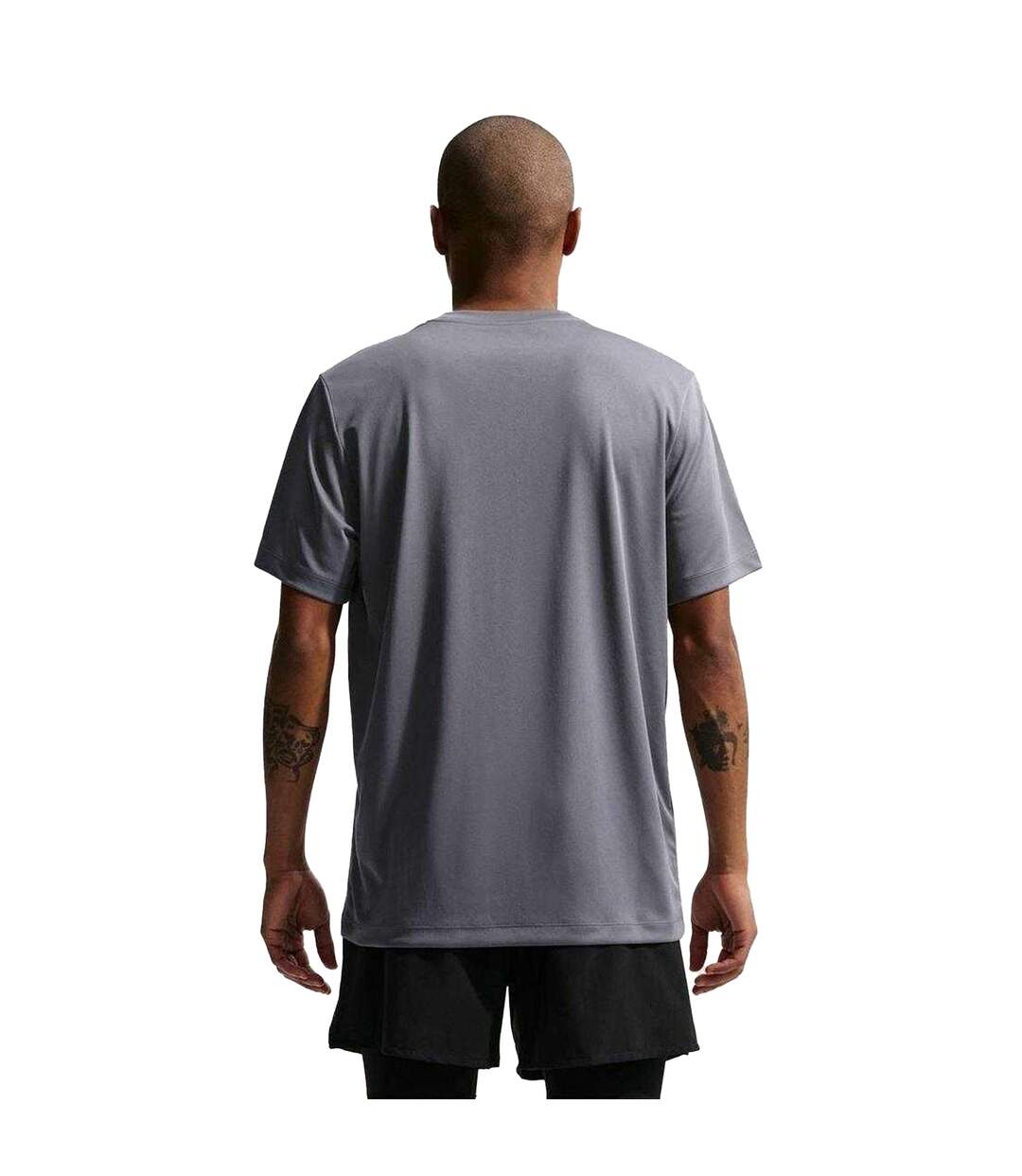Mens Swoosh Flex Performance T-shirt Grey Nike-2
