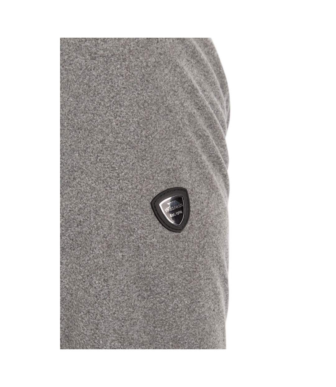 Trespass Mens Kington Anti-Pilling Fleece Jacket (Grey Marl)