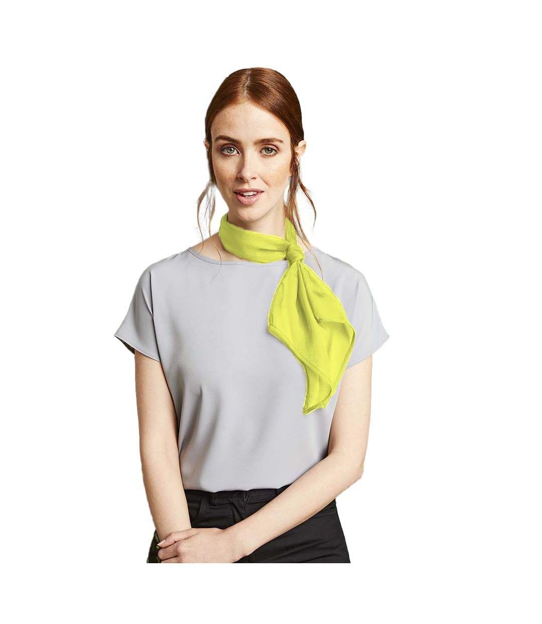 Foulard de travail femme taille unique vert citron Premier-2