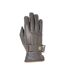 Hy5 Adults Thinsulate Leather Winter Riding Gloves (Dark Brown/Tan Stitch)