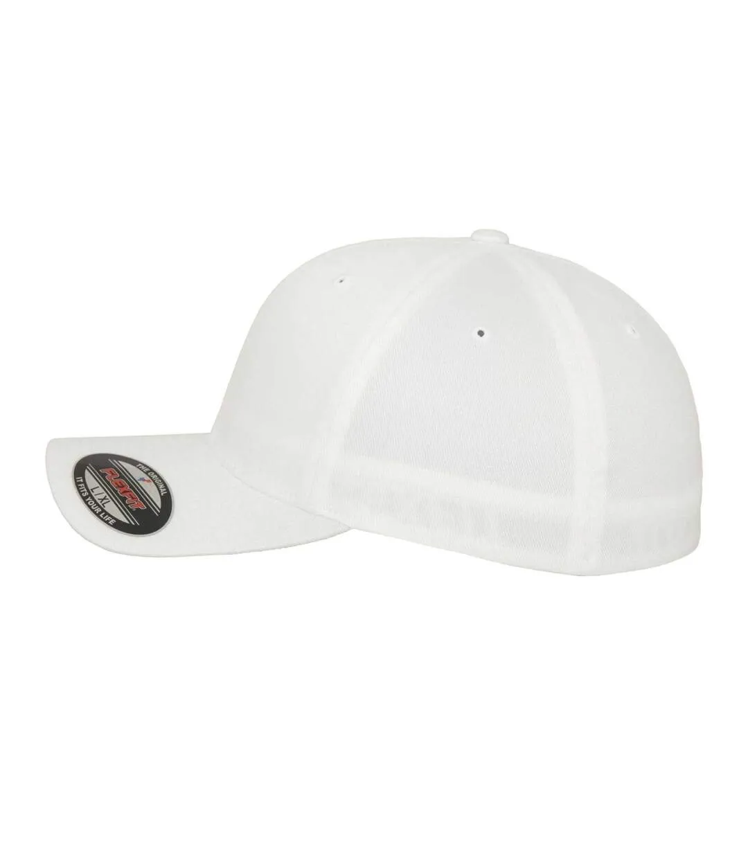 Casquette De Baseball Adulte Blanc Flexfit-3