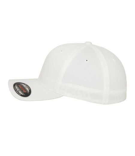 Casquette De Baseball Adulte Blanc Flexfit
