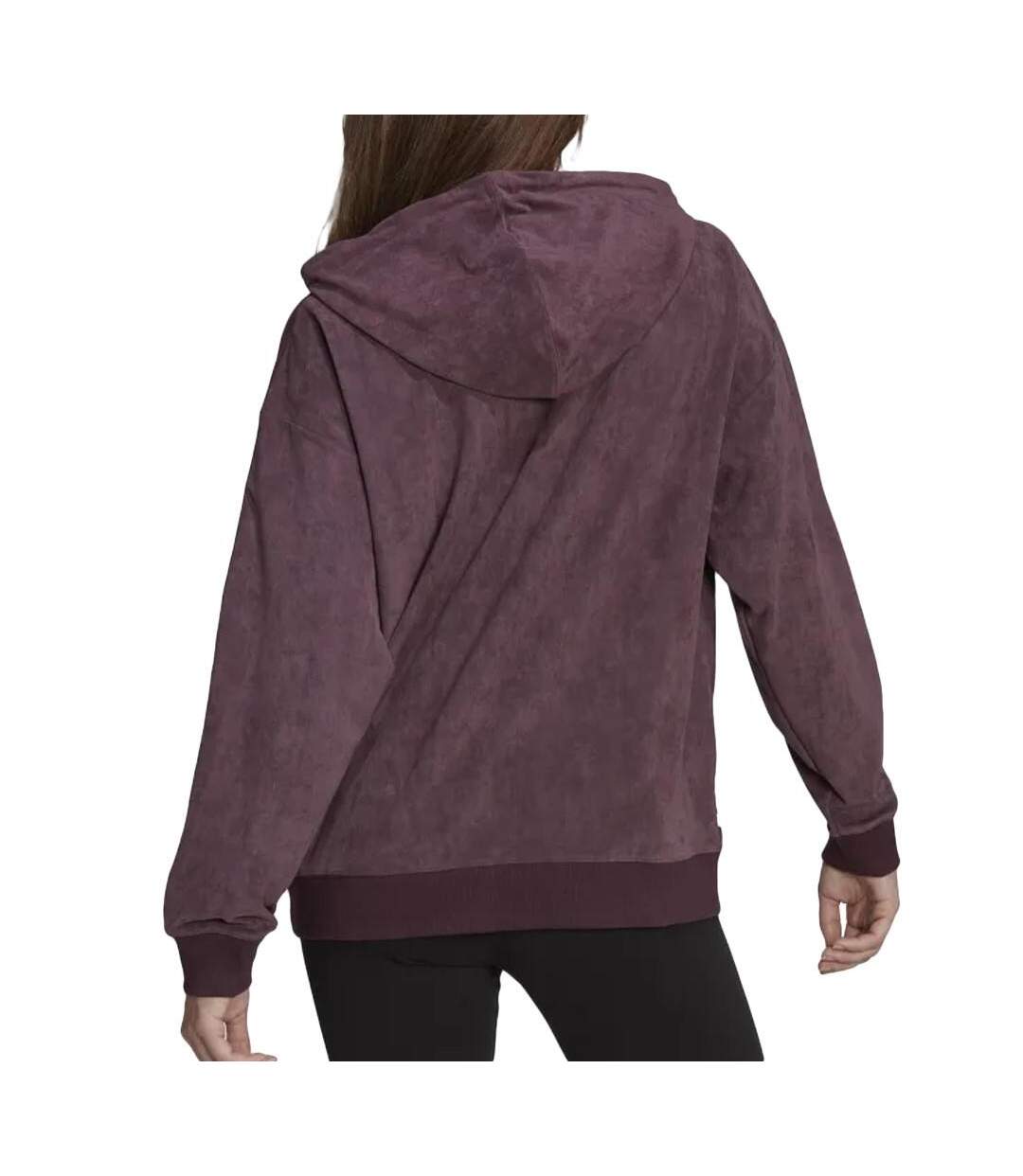 Sweat Prune Femme Adidas Suede Hoodie - 36