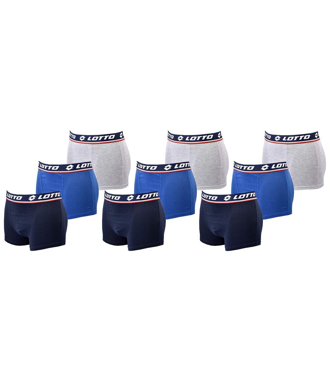 Boxer homme LOTTO Pack de 9 Boxers 1260-1