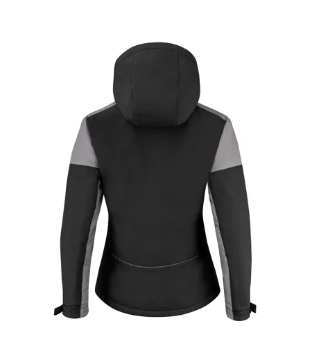 Doudoune Softshell Femme Noir Anthracite Printer