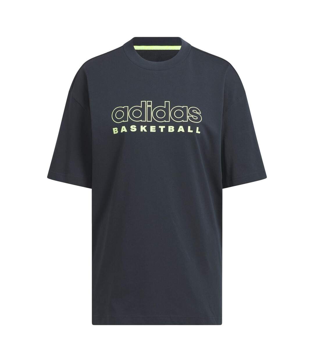T-shirt Basket Motif/style Logo Femme Bleu Bleu Foncé Adidas-2